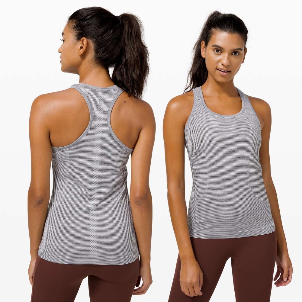 Lululemon Swiftly Tech Racerback 2.0 Tank Top, Size 4 or XS Blue Grey (W1CSHS)